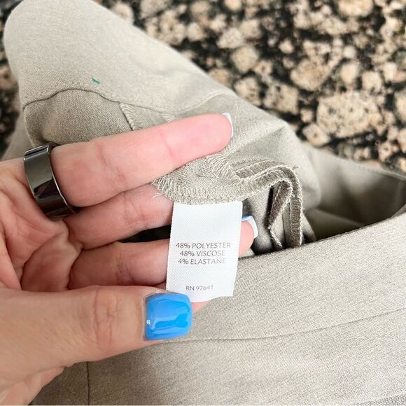 J Jill Stretch Trouser Pants Business Career Wide Leg Size 4 - Picture 5 of 6